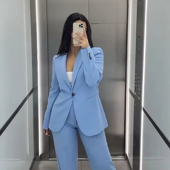 ZARA ZW COLLECTION STRAIGHT LEG PANTS - Picture 11 of 16